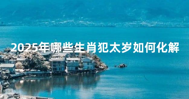 2025年哪些生肖犯太岁如何化解