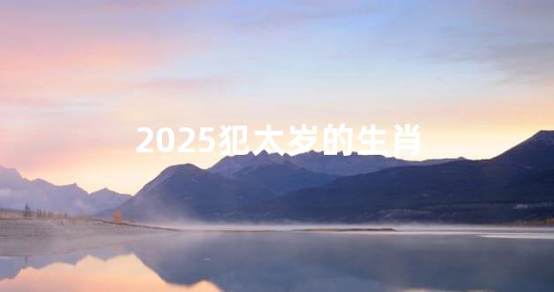 2025犯太岁的生肖